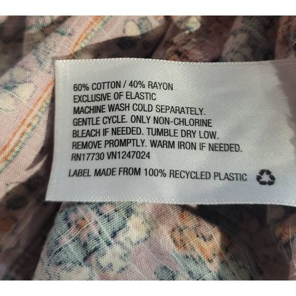 Knox Rose Dress Women's Large Pink Sleeveless Block Print Tiered Maxi Boho - Picture 4 of 7